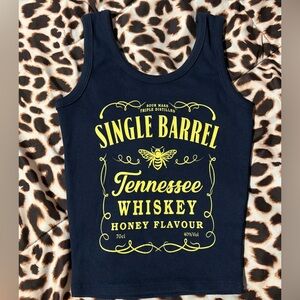✨Tilly’s Tennessee Whiskey Ribbed CropTop✨